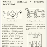 Eletivas 2021-2: Sistemas a Eventos Discretos - CAT342